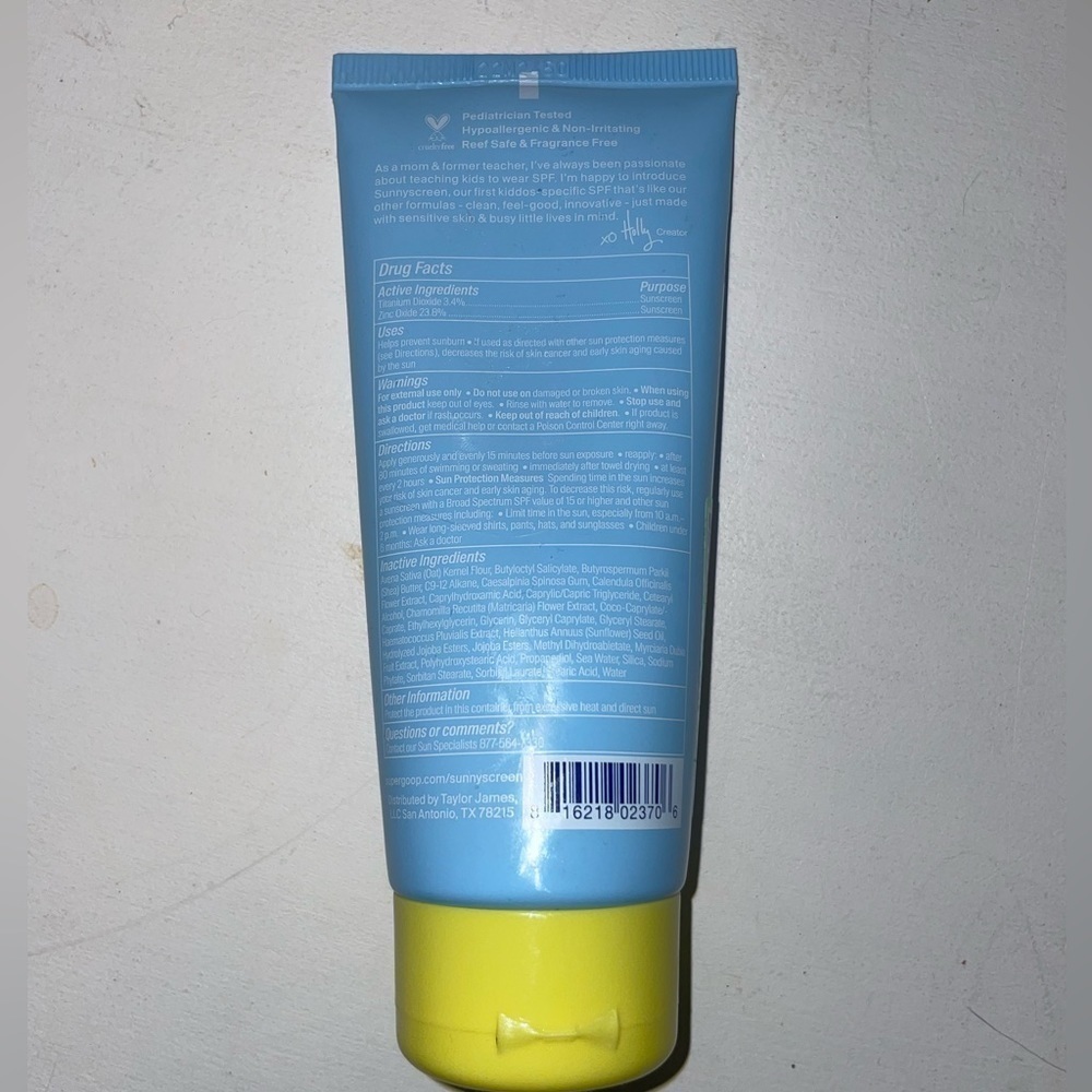 SUPERGOOP BABY MINERAL SPF NOT USED - Picture 3 of 3